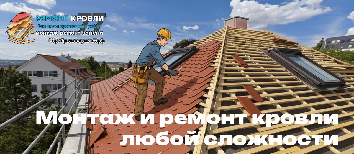 Кровельные работы любой сложности в Серпухово и Серпуховском районе