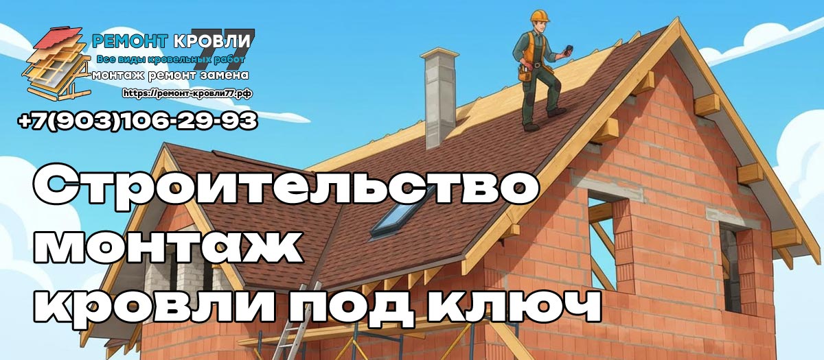 Строительство кровли под ключ в Серпухово и Серпуховском районе